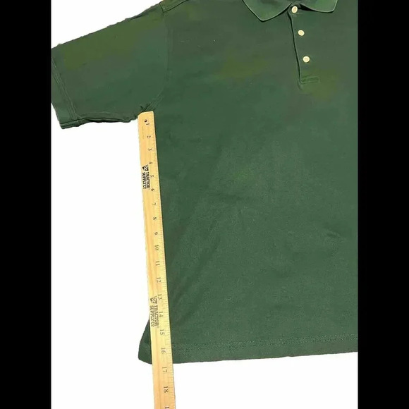 Masters Collection Green Minimalist Augusta Designer Preppy Golf Polo Shirt XL - Picture 2 of 8
